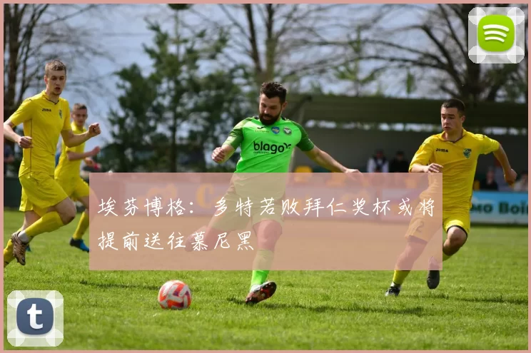 埃芬博格：多特若败拜仁奖杯或将提前送往慕尼黑